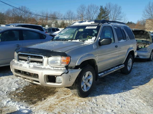 JN8DR09Y93W832717 - 2003 NISSAN PATHFINDER BEIGE photo 2