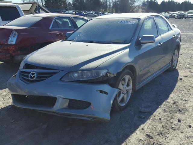 1YVHP80C955M47888 - 2005 MAZDA 6 I BLUE photo 2