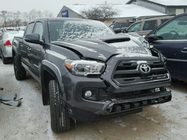 3TMDZ5BN0HM013918 - 2017 TOYOTA TACOMA DOU GRAY photo 1