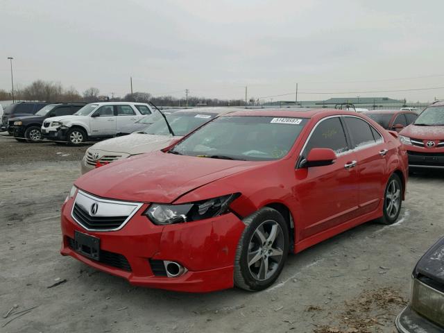 JH4CU2F8XCC018436 - 2012 ACURA TSX SE RED photo 2