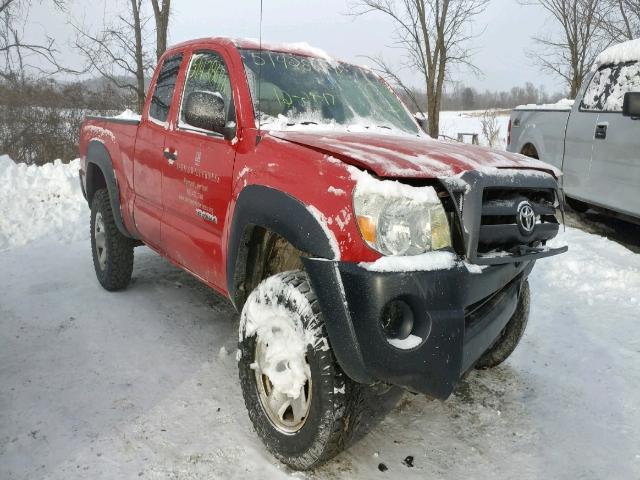 5TEUU42N67Z348840 - 2007 TOYOTA TACOMA ACC RED photo 1