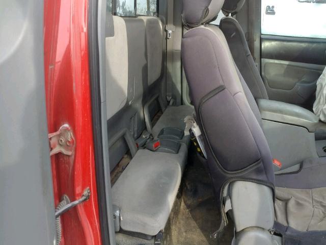 5TEUU42N67Z348840 - 2007 TOYOTA TACOMA ACC RED photo 6