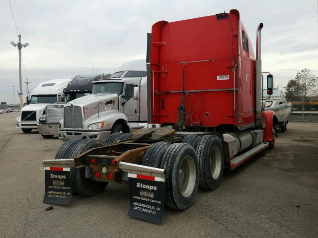 1FUJCRCK24PM57234 - 2004 FREIGHTLINER CONVENTION RED photo 4