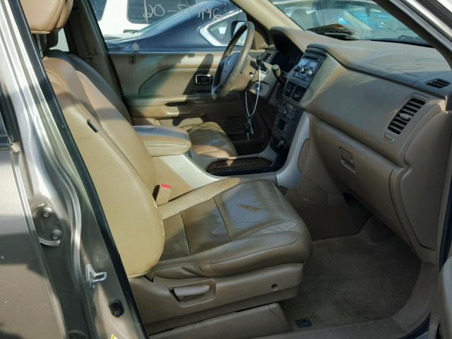 2HKYF18516H548026 - 2006 HONDA PILOT EX GOLD photo 5