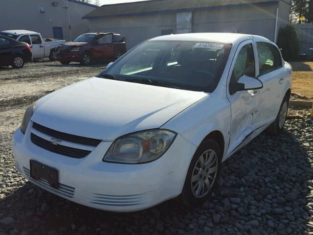 1G1AT58H997119973 - 2009 CHEVROLET COBALT LT WHITE photo 2