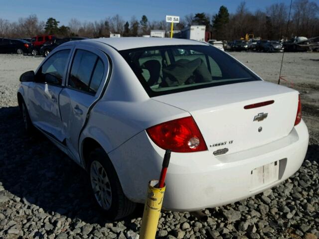 1G1AT58H997119973 - 2009 CHEVROLET COBALT LT WHITE photo 3