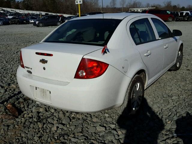 1G1AT58H997119973 - 2009 CHEVROLET COBALT LT WHITE photo 4