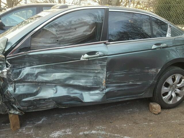 1HGCP26709A138879 - 2009 HONDA ACCORD EX GREEN photo 10