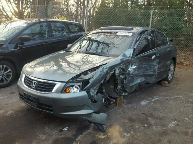 1HGCP26709A138879 - 2009 HONDA ACCORD EX GREEN photo 2