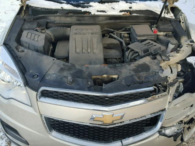 1GNALDEK9DZ132633 - 2013 CHEVROLET EQUINOX LT TAN photo 7