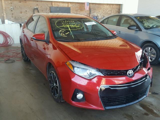 2T1BURHE9EC043962 - 2014 TOYOTA COROLLA L RED photo 1