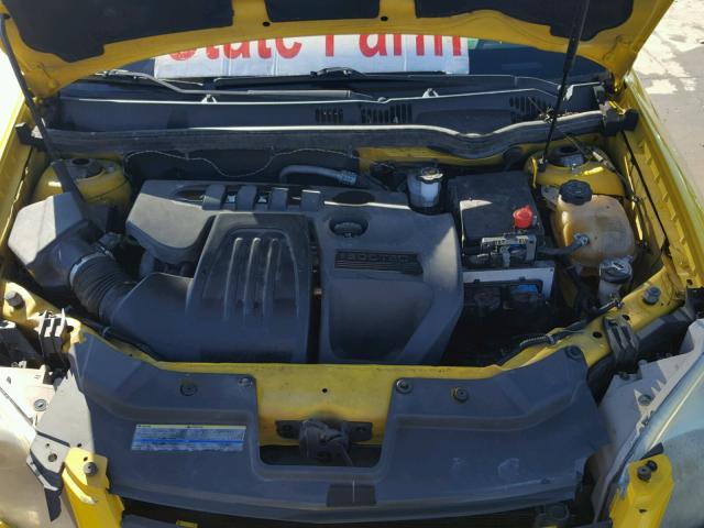 1G1AL18F367690765 - 2006 CHEVROLET COBALT LT YELLOW photo 7