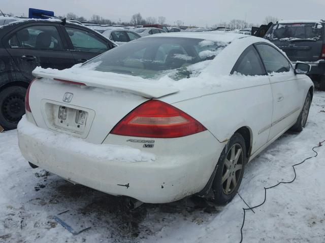 1HGCM82633A035648 - 2003 HONDA ACCORD EX WHITE photo 4