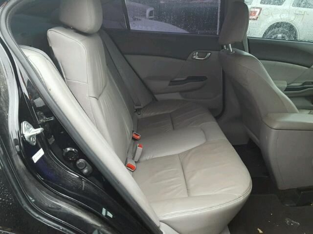 19XFB2F95CE004417 - 2012 HONDA CIVIC EXL أسود صورة 6