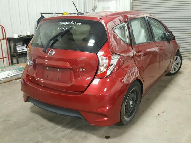 3N1CE2CP0HL367677 - 2017 NISSAN VERSA NOTE MAROON photo 4