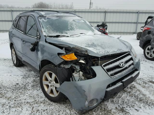 5NMSH73E48H179883 - 2008 HYUNDAI SANTA FE S GRAY photo 1