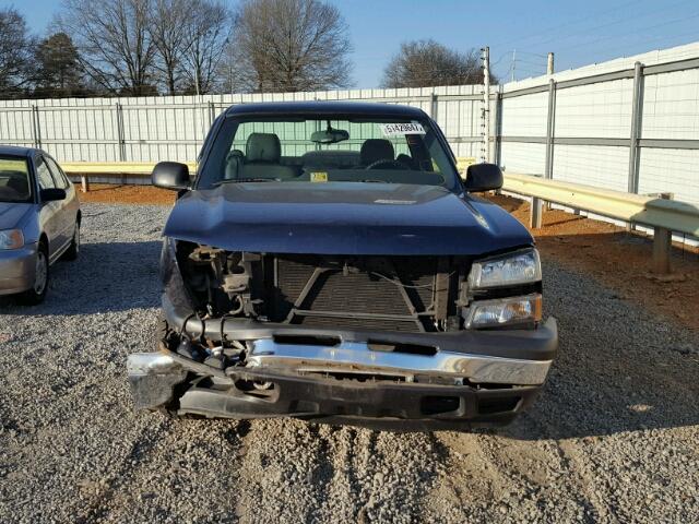 3GCEK14VX6G180295 - 2006 CHEVROLET SILVERADO BLUE photo 9