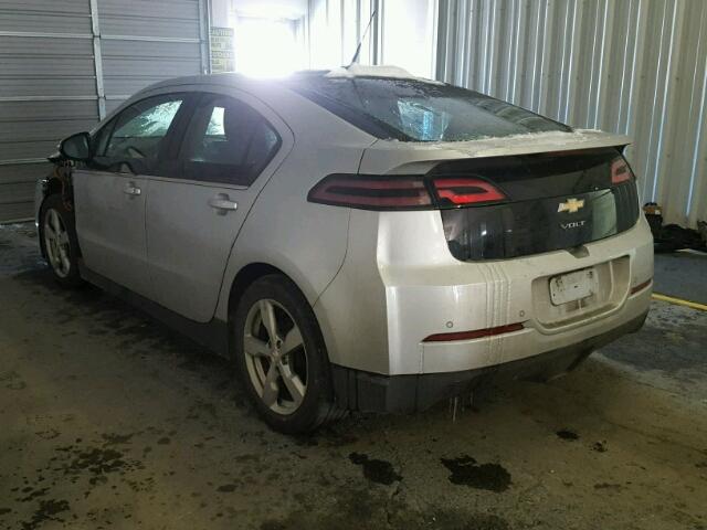 1G1RD6E4XCU102597 - 2012 CHEVROLET VOLT SILVER photo 3