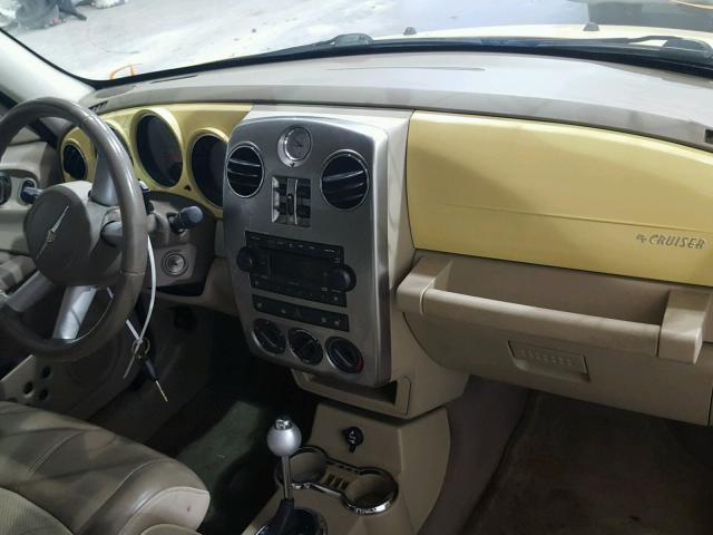 3A8FY78G97T612071 - 2007 CHRYSLER PT CRUISER YELLOW photo 9