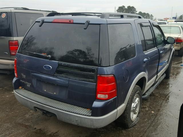 1FMDU63E62UC36322 - 2002 FORD EXPLORER X BLUE photo 4