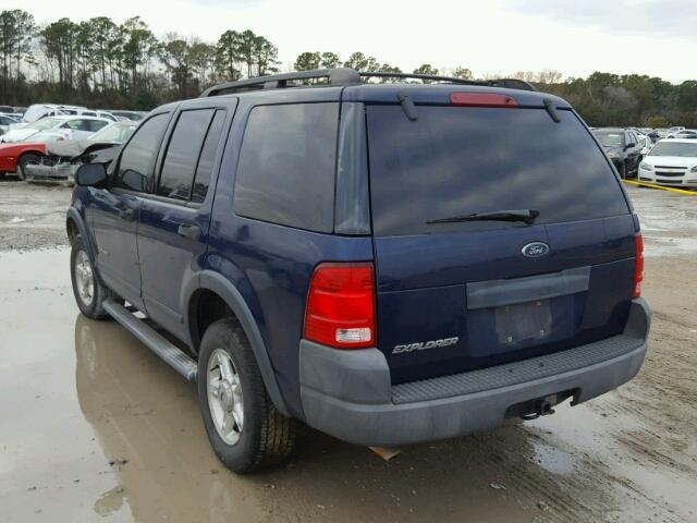 1FMZU62K34ZA79626 - 2004 FORD EXPLORER X BLUE photo 3