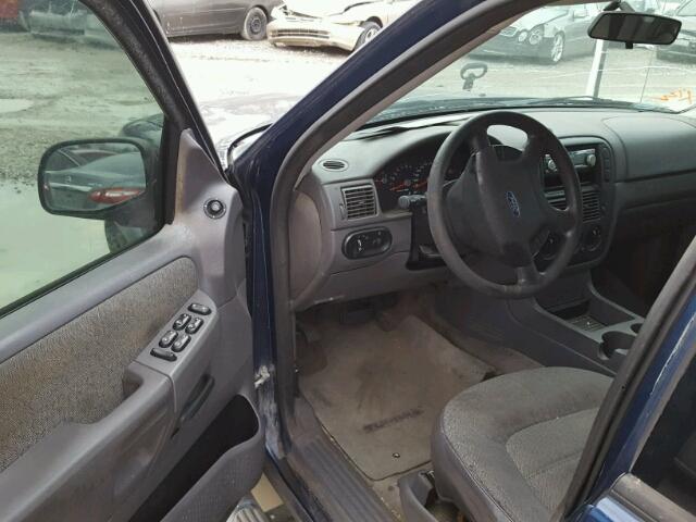 1FMZU62K34ZA79626 - 2004 FORD EXPLORER X BLUE photo 9