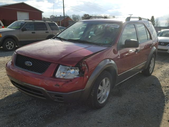 1FMZK01166GA20693 - 2006 FORD FREESTYLE RED photo 2