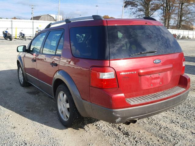 1FMZK01166GA20693 - 2006 FORD FREESTYLE RED photo 3