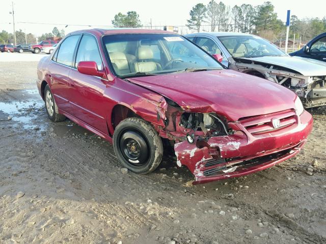 1HGCG56682A058129 - 2002 HONDA ACCORD EX RED photo 1