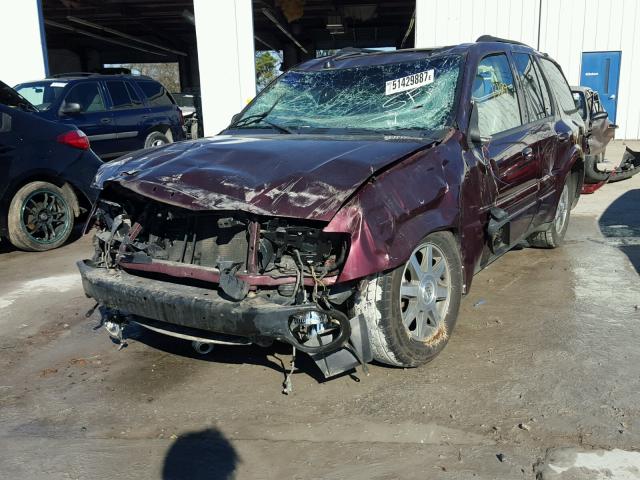 5GADT13SX52349840 - 2005 BUICK RAINIER CX BURGUNDY photo 2