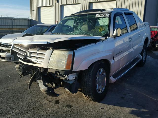 3GYEK62N74G149576 - 2004 CADILLAC ESCALADE E WHITE photo 2