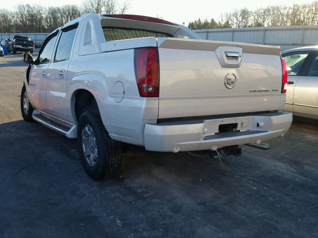 3GYEK62N74G149576 - 2004 CADILLAC ESCALADE E WHITE photo 3
