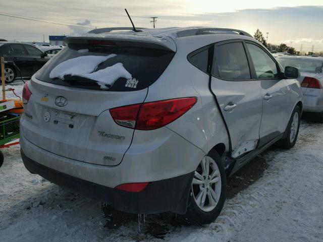 KM8JUCAC9BU169606 - 2011 HYUNDAI TUCSON GLS SILVER photo 4