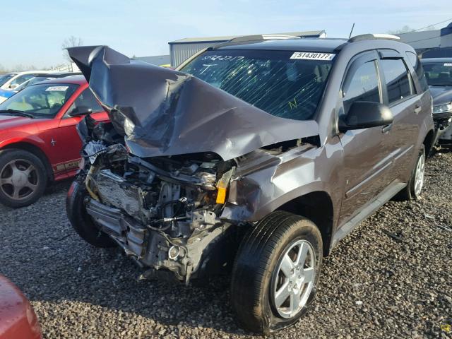 2CNDL13F176231615 - 2007 CHEVROLET EQUINOX LS GRAY photo 2