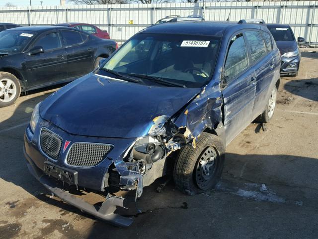 5Y2SL67808Z414028 - 2008 PONTIAC VIBE BLUE photo 2