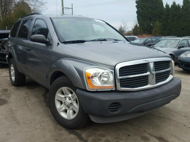 1D4HB38N15F600421 - 2005 DODGE DURANGO ST GRAY photo 1