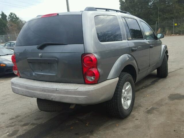 1D4HB38N15F600421 - 2005 DODGE DURANGO ST GRAY photo 4