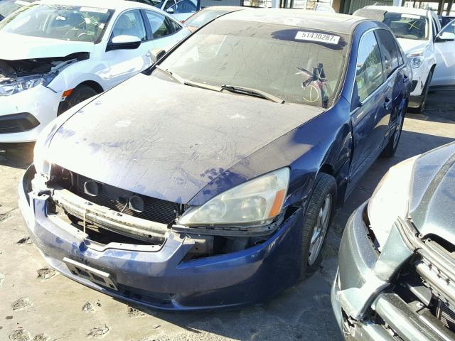 JHMCM56864C013978 - 2004 HONDA ACCORD EX BLUE photo 2