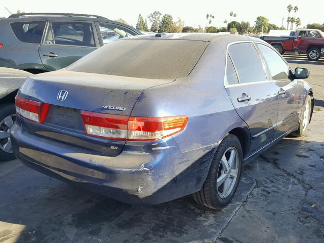 JHMCM56864C013978 - 2004 HONDA ACCORD EX BLUE photo 4