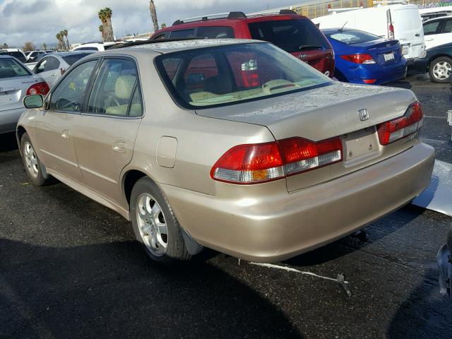 JHMCG658X1C018952 - 2001 HONDA ACCORD EX GOLD photo 3