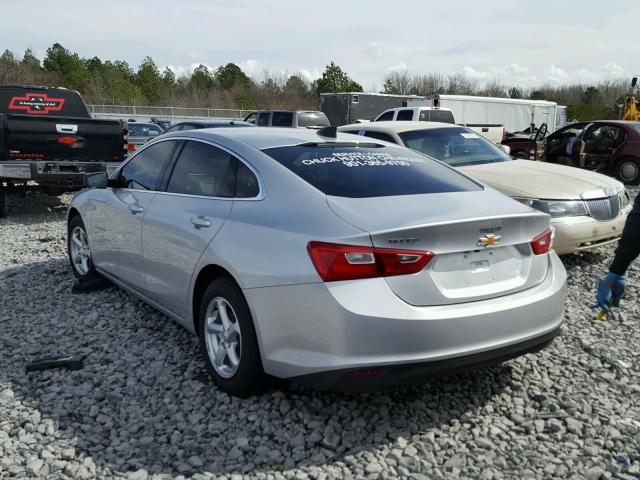 1G1ZB5ST9JF135166 - 2018 CHEVROLET MALIBU LS ვერცხლისფერი ფოტო 3