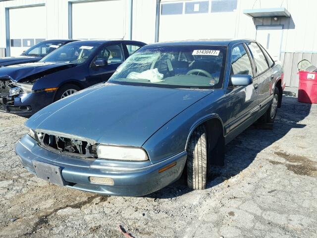 2G4WB52K7T1474337 - 1996 BUICK REGAL CUST GREEN photo 2