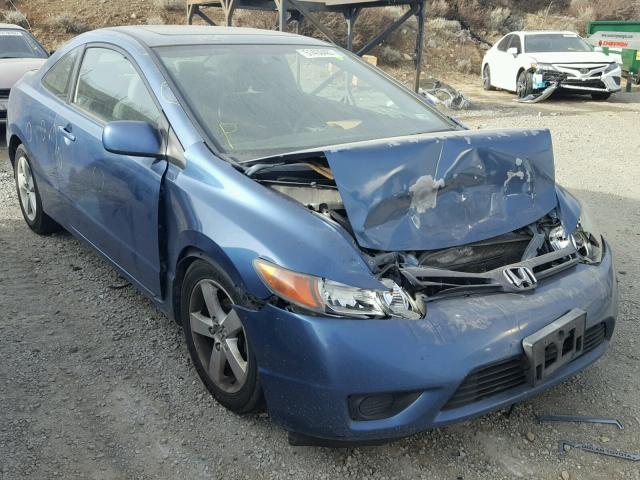 2HGFG12897H519182 - 2007 HONDA CIVIC EX BLUE photo 1