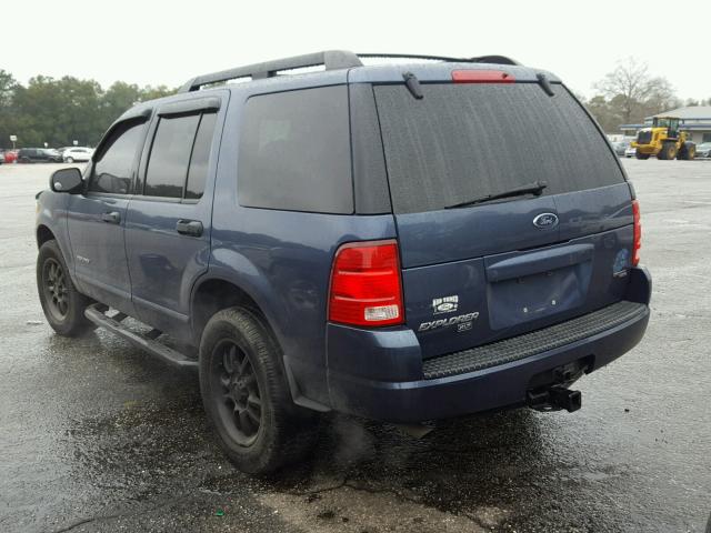 1FMDU63K55ZA69142 - 2005 FORD EXPLORER X BLUE photo 3