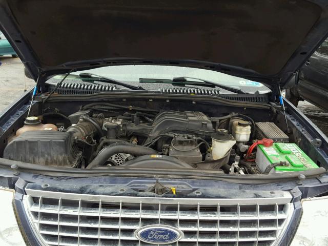 1FMDU63K55ZA69142 - 2005 FORD EXPLORER X BLUE photo 7