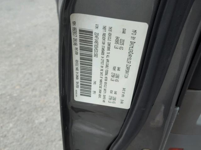 2D4FV48T65H531582 - 2005 DODGE MAGNUM SE GRAY photo 10