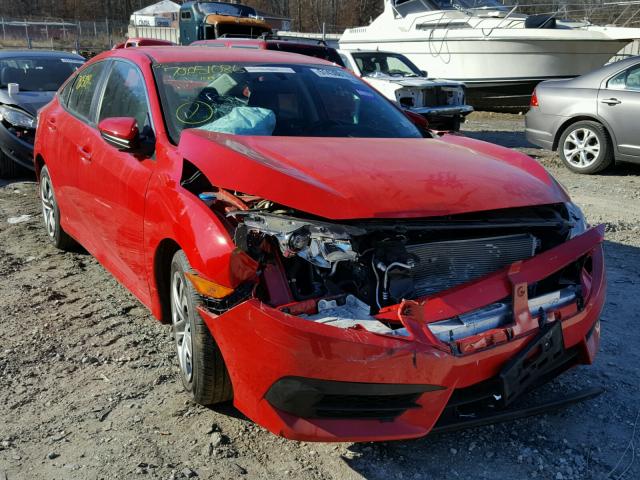 2HGFC2F52HH520287 - 2017 HONDA CIVIC LX RED photo 1