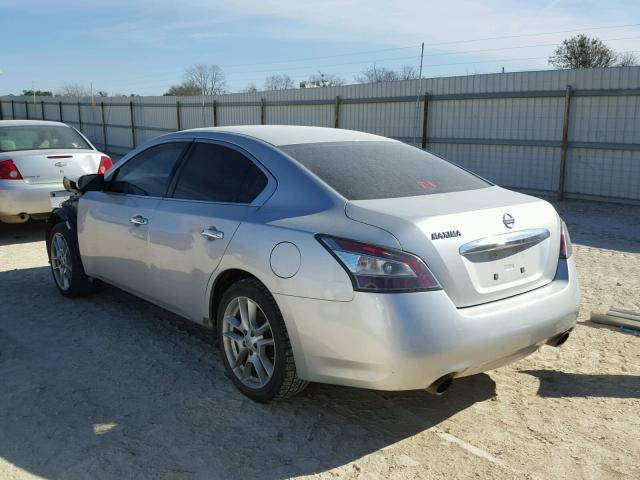 1N4AA5AP9CC831810 - 2012 NISSAN MAXIMA S SILVER photo 3