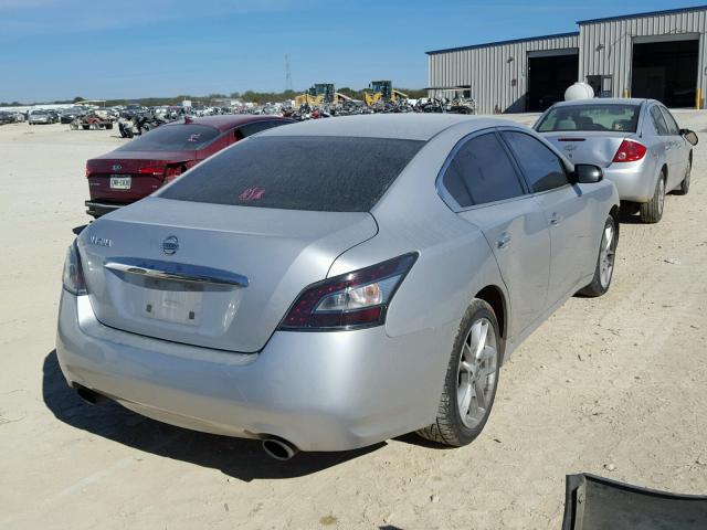 1N4AA5AP9CC831810 - 2012 NISSAN MAXIMA S SILVER photo 4