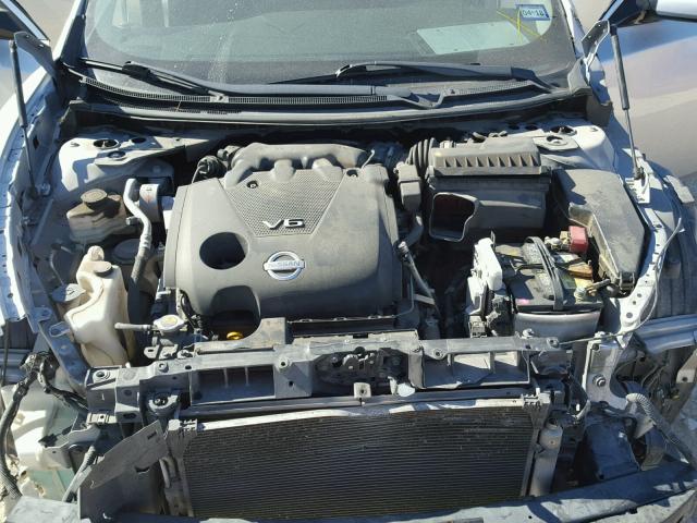 1N4AA5AP9CC831810 - 2012 NISSAN MAXIMA S SILVER photo 7